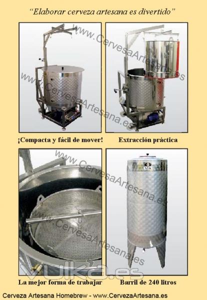 Elabora cerveza artesanal con el equipo Braumeister 200 L