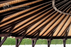 Cubierta de madera con termochip, puerto rey, vera, almeria