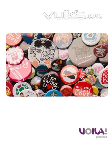 Chapas con imperdible