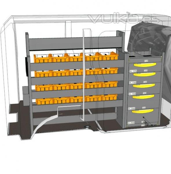 DISEO CLINICA VETERINARIA CLINIVEX CAJONERA POR PUERTA LATERAL