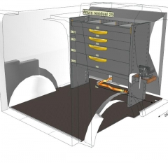 Diseno con banco lateral extraible