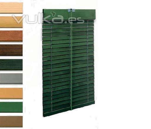 Estores de madera para exterior