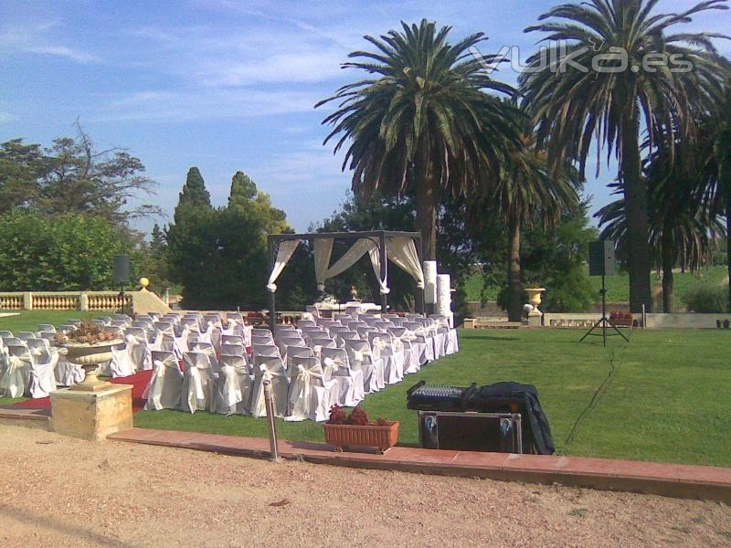 Sonorizacin de ceremonia al aire libre