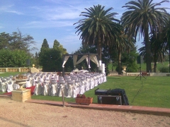 Sonorización de ceremonia al aire libre