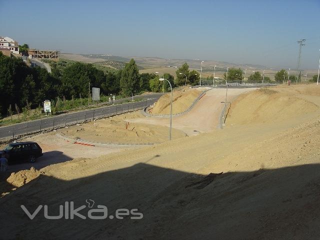 Obras de urbanizacin (Montalbn de Crdoba)