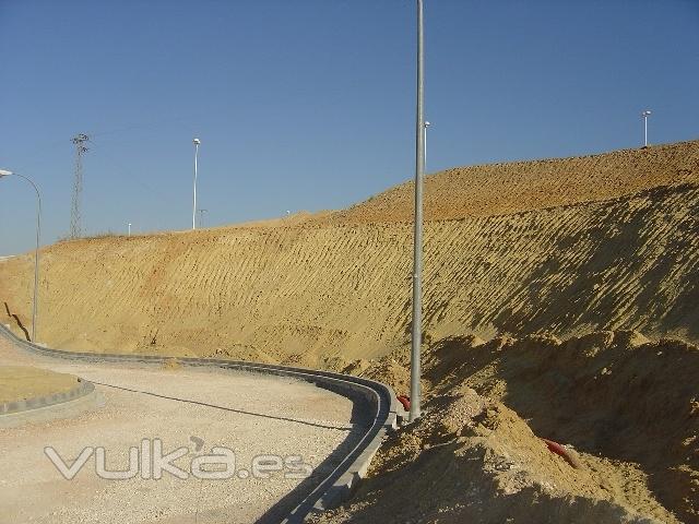 Obras de urbanizacin (Montalbn de Crdoba)