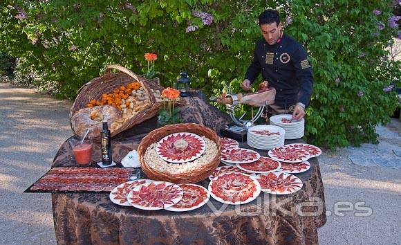 Bodegon boda de Jamon