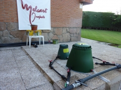 2 equipos  compactos de fertirrigacion para todos los jardines