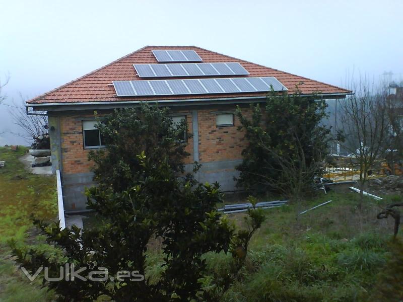 fotovoltaica conectada a red sobre cubierta de vivienda