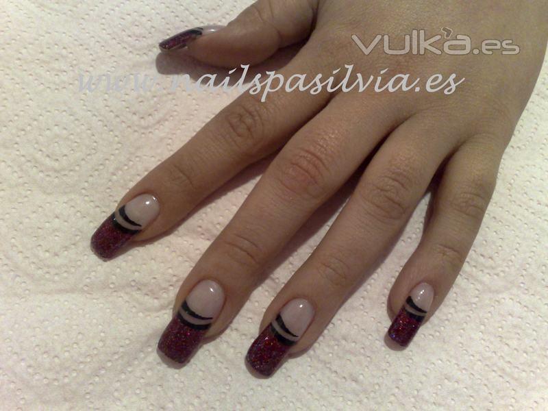 Uas de porcelana y gel 