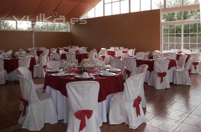 Carpa  para banquetes en Finca Chapineria