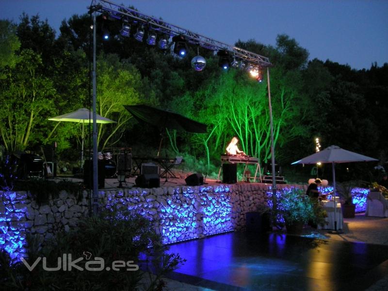 Iluminacin y sonido evento privado