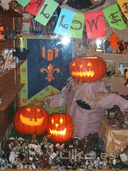 Otro detalle de escaparate de Halloween 2009
