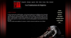 Diseño de la web de la compañía de teatro Dragones en el Andamio