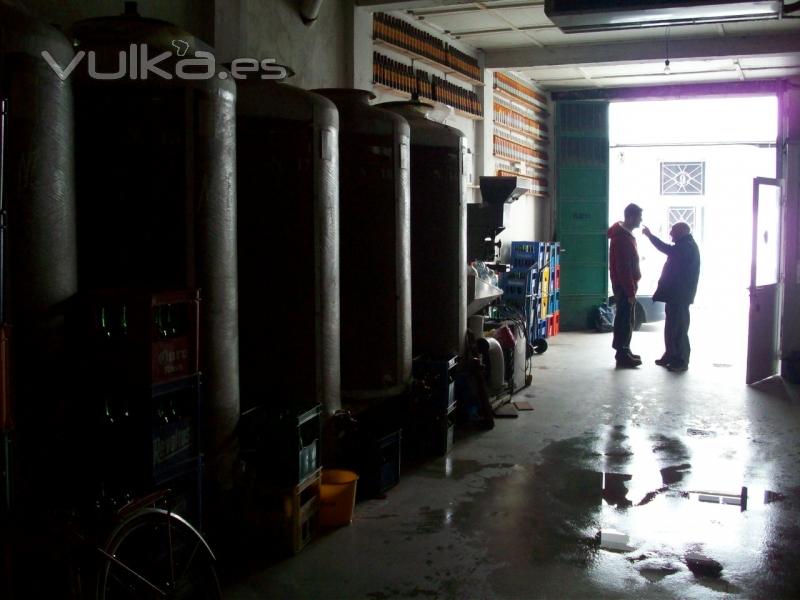 Vista del interior de la bodega