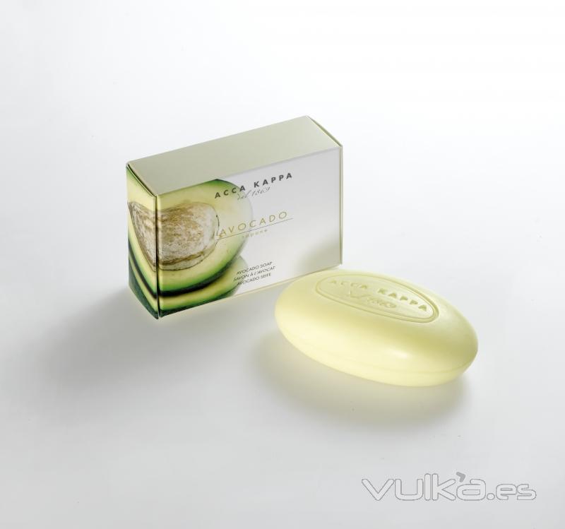 Jabon natural vegetal avogado de Acca Kappa en lineabao.com