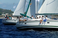 Match race o carrera con 2 veleros