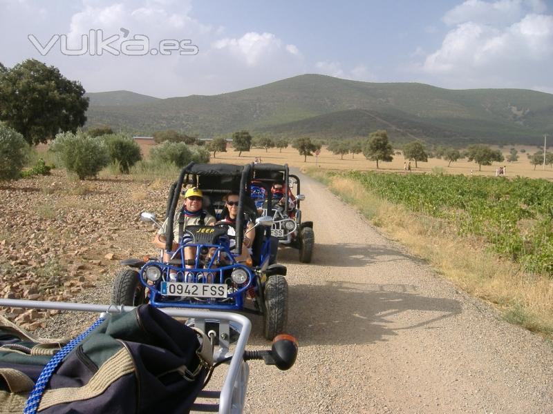 Ruta guiada en buggy