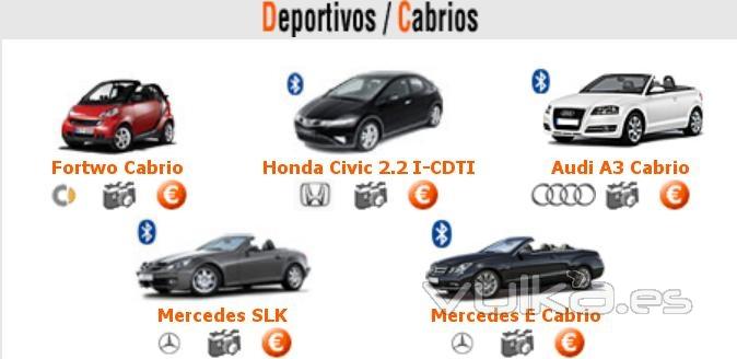Flota disponible 2010 gama Vehículos de la flota de Daperton Premium Deportivos / Cábrios