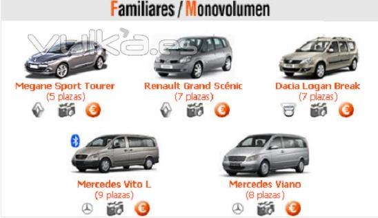 Flota disponible 2010 gama Vehículos de la flota de Daperton Premium Familiares / Monovolumenes