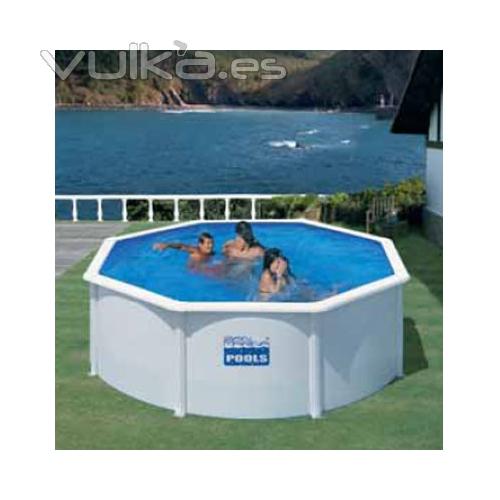 PISCINA RIGIDA DESMONTABLE SAN MARINA REDONDA 350CM