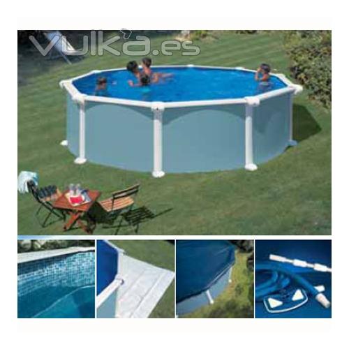 PISCINA REDONDA DESMONTABLE GRE 