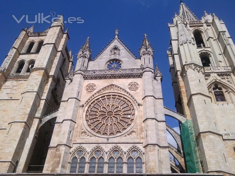 Estamos a cinco minutos de la catedral de Len