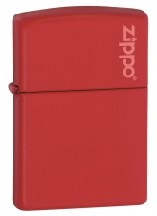 Zippo logo red matte | mecherosdecultocom