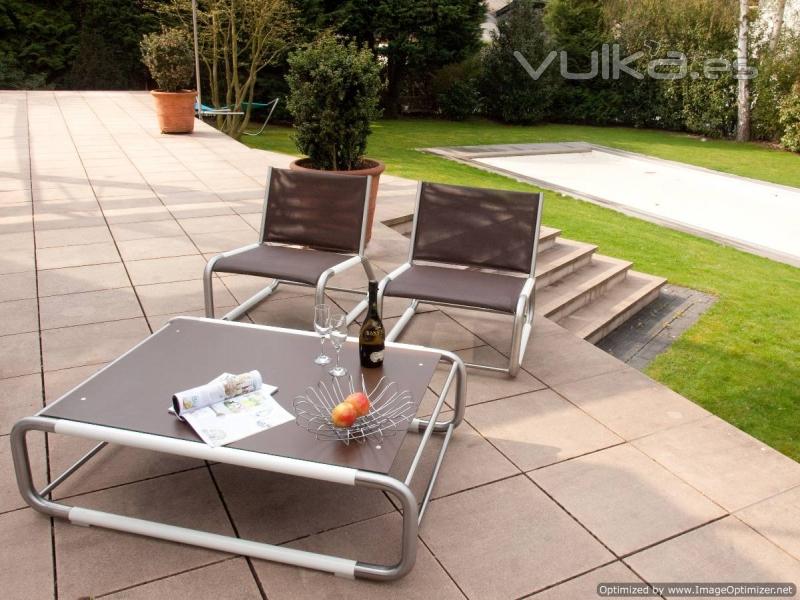 Muebles de exterior: SKYcoffeetable, mesa de jardn y terraza de acero inoxidable anlogo a la tumbona de jardn ...