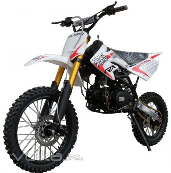 pit bike alta rebel master rx150 ruedas grandes.