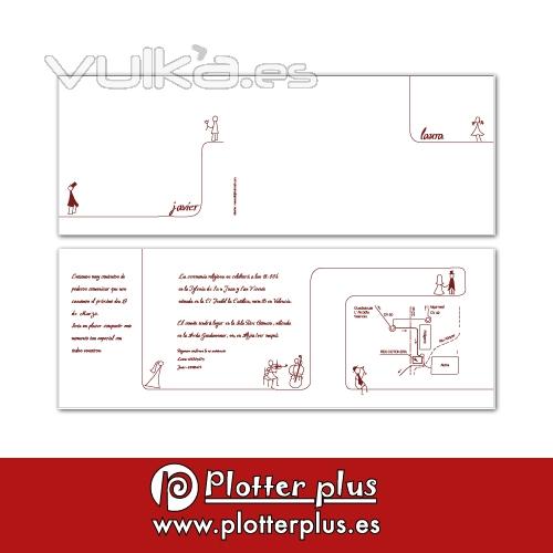 Invitaciones de boda originales y creativas en Plotterplus