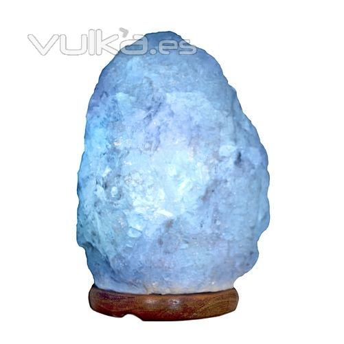 Lmpara de sal cromoterapia azul. lallimona.com