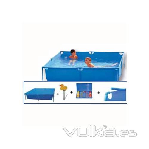 KIT PISCINA TUBULAR INFANTIL SERIE COMPLET TOI