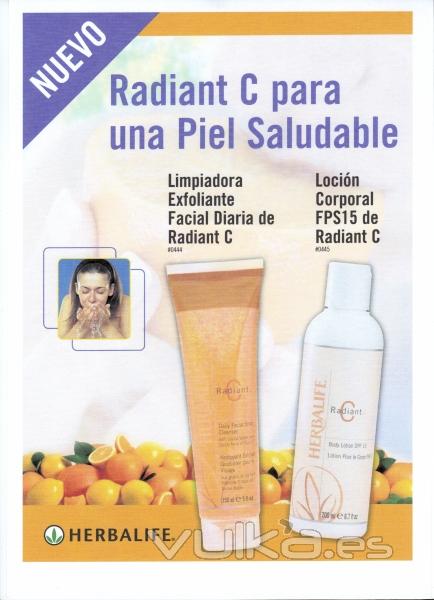 Revitalizantes Radiant C.. EXCELENTE  lnea de productos Radiant C para aadir ms proteccin antioxidante.