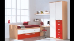 Dormitorio con compacto y armario. dormitorio juvenil whynot new