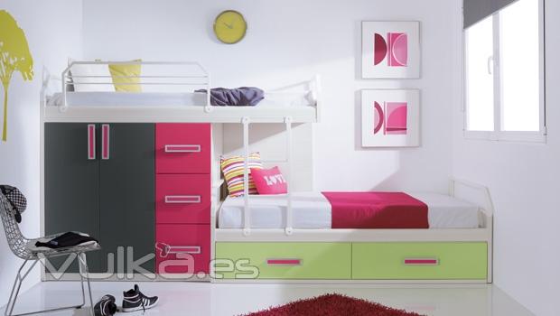 Cama Block multicolor. Catalogo juvenil Whynot new