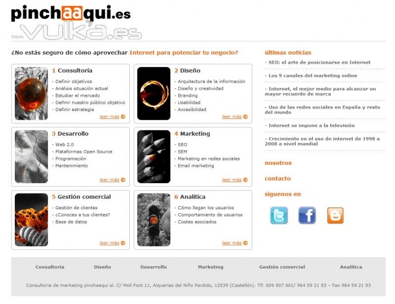 página web pinchaaqui