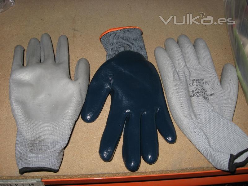 Guantes proteccin laboral.