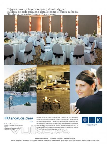 hotel bodas marbella h10 h 10 estepona banquetes bodas malaga mas info en celebraciones@bodanova.es