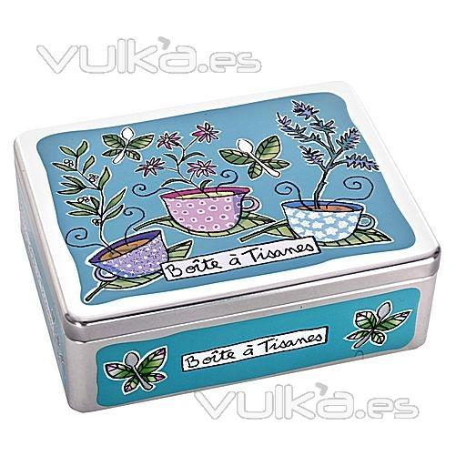 Caja metlica Boite a Tisane. lallimona.com