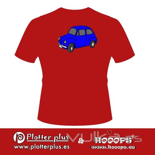 Camisetas Hooops del 600 en Plotterplus, una mezcla de objetos cotidianos y colores intensos en la coctelera, un ...