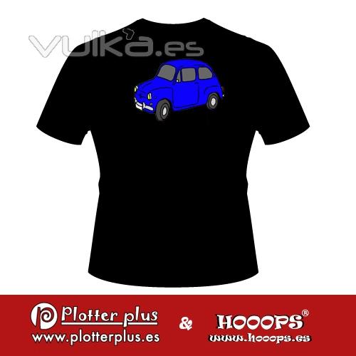 Camisetas Hooops del 600 en Plotterplus, una mezcla de objetos cotidianos y colores intensos en la coctelera, un ...