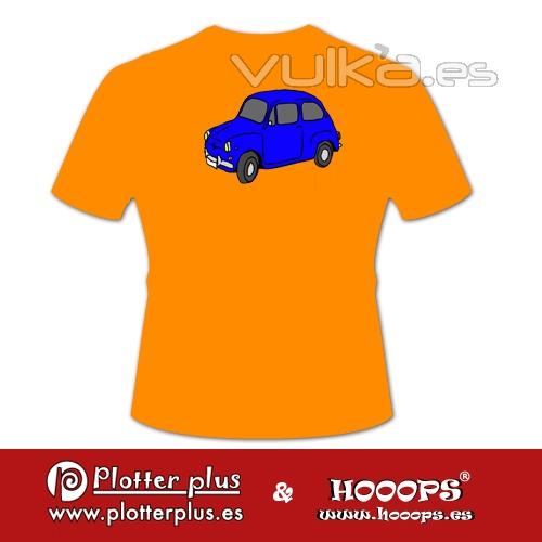 Camisetas Hooops del 600 en Plotterplus, una mezcla de objetos cotidianos y colores intensos en la coctelera, un ...