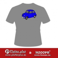 Camisetas hooops del 600 en plotterplus, una mezcla de objetos cotidianos y colores intensos en la coctelera, un
