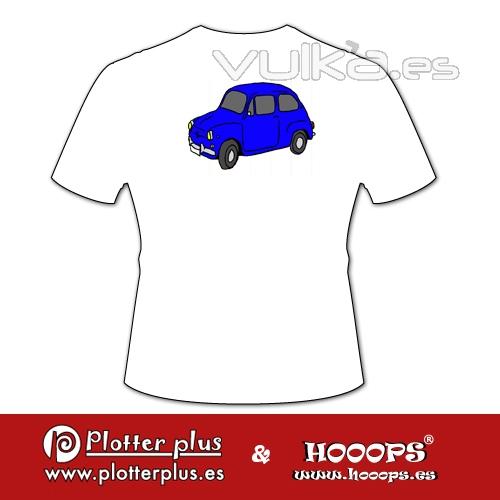 Camisetas Hooops del 600 en Plotterplus, una mezcla de objetos cotidianos y colores intensos en la coctelera, un ...