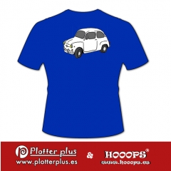 Camisetas hooops del 600 en plotterplus, una mezcla de objetos cotidianos y colores intensos en la coctelera, un