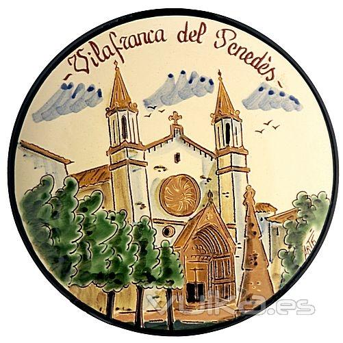 Plata Santa Maria de Vilafranca del Peneds. lallimona.com