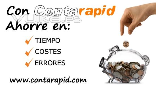 Contarapid es una aplicacin compatible a su programa contable que contabiliza automticamente facturas y bancos ...