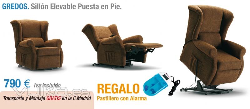 sillones eleavables puesta en pie