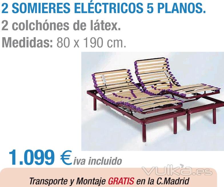 camas electricas dobles